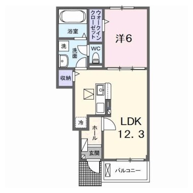 クララボージャ B 103の間取り図
