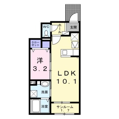 ポート レジデンス 大林 103の間取り図