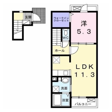 ポート レジデンス 大林 203の間取り図