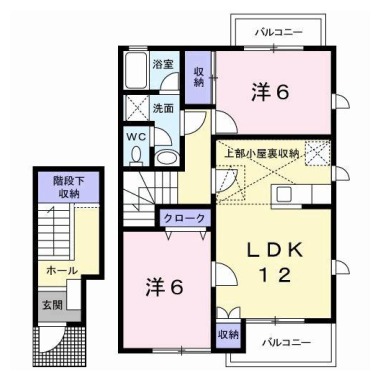 ハーブマンション 武中 207の間取り図