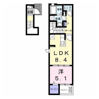 グレイシャス 207の間取り図