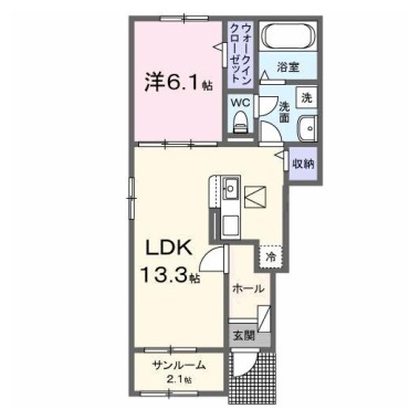 ルジャーダ 101の間取り図