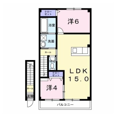 リオ・グランデA 202の間取り図