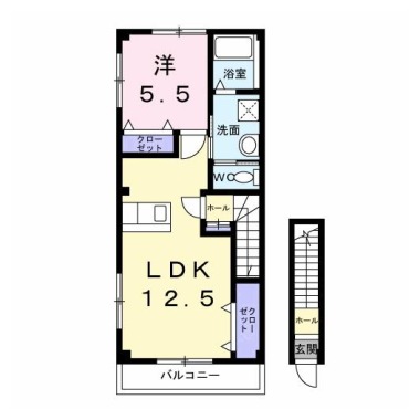 リオ・グランデB 201の間取り図