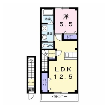リオ・グランデB 202の間取り図