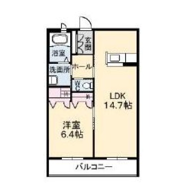 ガーデニアグラン 102の間取り図