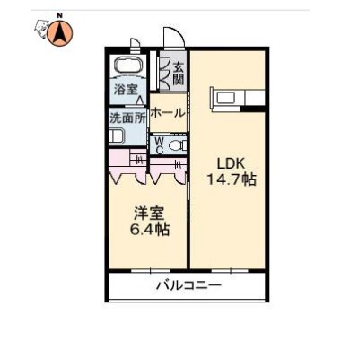 ガーデニアグラン 303の間取り図