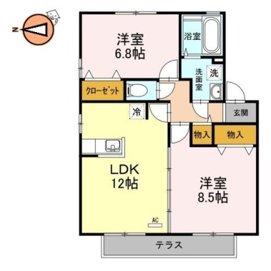 ステージハイツ 205の間取り図