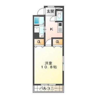 グランドパイン 106の間取り図