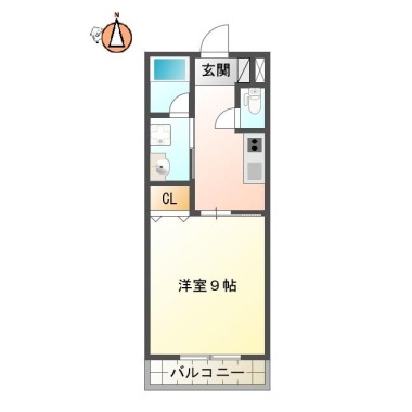 グランドパイン 202の間取り図