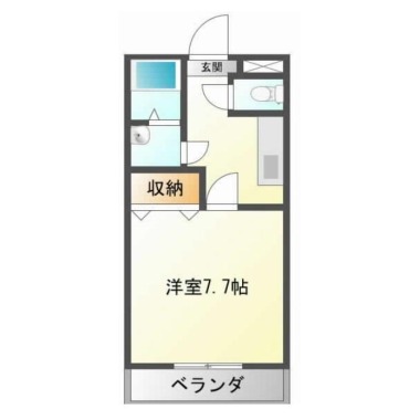 マンションティティカカ 101の間取り図