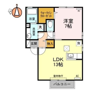 デュレ・ボナール C102の間取り図