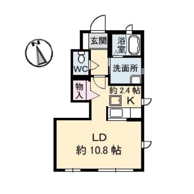 シャーメゾンパンジー 101の間取り図