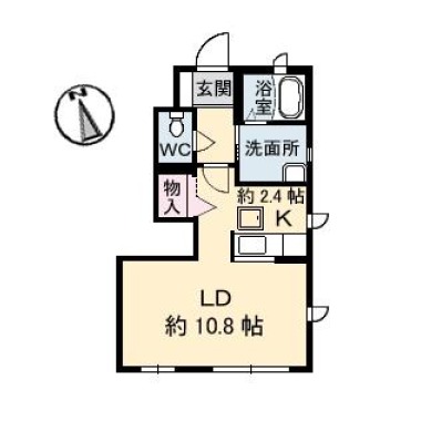 シャーメゾンパンジー 101の間取り図