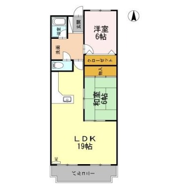 ハイツ高橋 403の間取り図