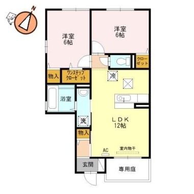 アリウムガーデン 101の間取り図