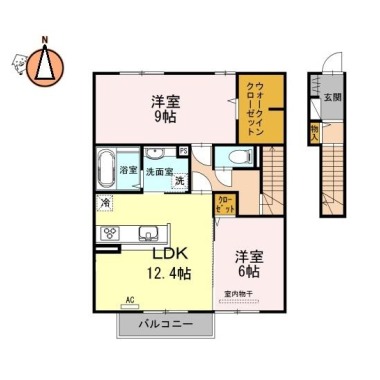 リアン 202の間取り図