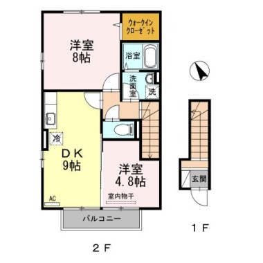 リッツコート 201の間取り図