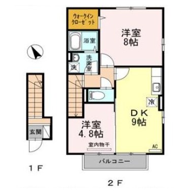 リッツコート 202の間取り図