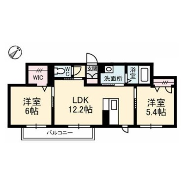 ローレルTAKU 202の間取り図