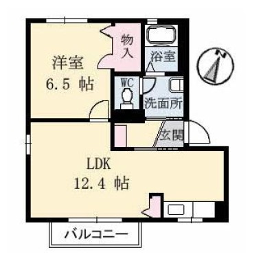 リッシュ良庵 II 103の間取り図