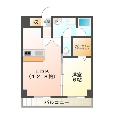 グランドパインドゥ 605の間取り図