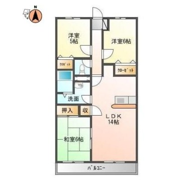 ベルティアネシス 101の間取り図