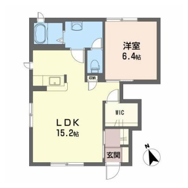 シャーメゾンエピナール A棟 102の間取り図