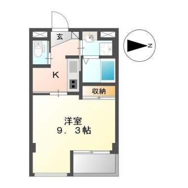 キアーズ II 402の間取り図