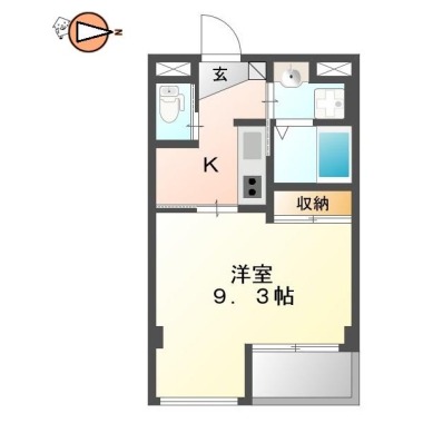 キアーズ II 605の間取り図