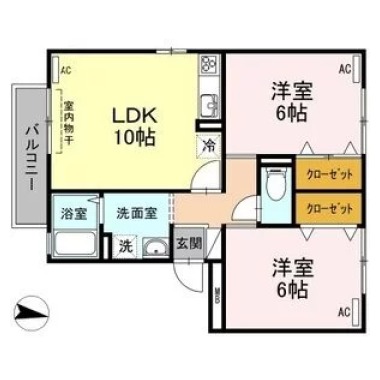 ジョイファミール 101の間取り図
