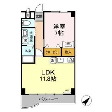 プレタ21 203の間取り図