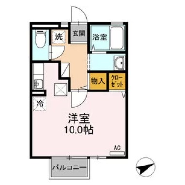 PALAST 103の間取り図