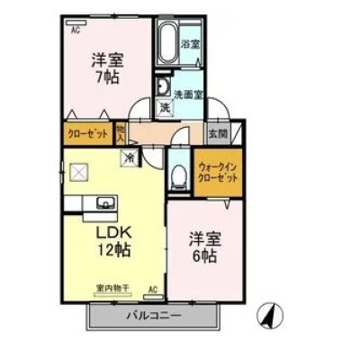 プラザ・エミネンス B棟 B103の間取り図