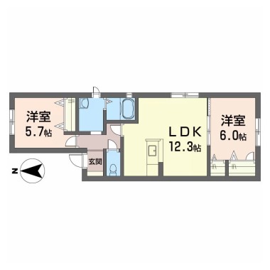 ステージ・ラフィネ I番館 102の間取り図