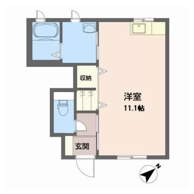 シャーメゾン F 102の間取り図