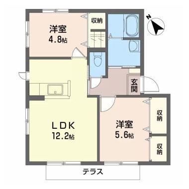 バリュージュ III 101の間取り図