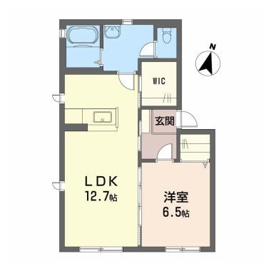 メゾンリヴェール C棟 107の間取り図