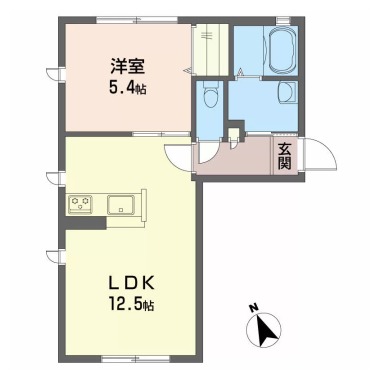 シャーメゾンラフィーネ 二番館 107の間取り図