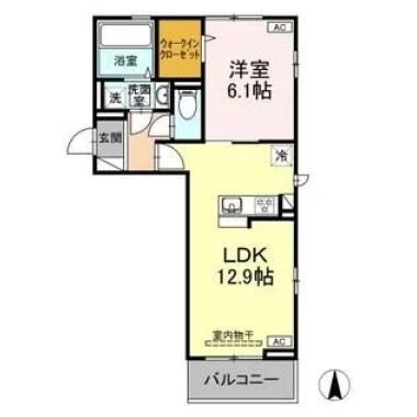 セレブ ミモザ 101の間取り図