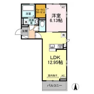 セレブ ミモザ 301の間取り図
