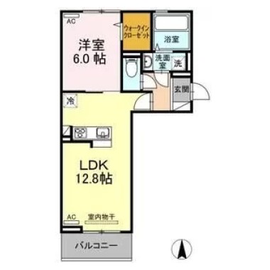 セレブ ミモザ 303の間取り図