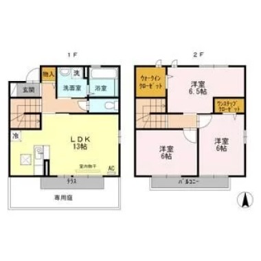 ヴァン・ルーチェ 101の間取り図