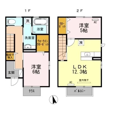 Casa K&K 106の間取り図