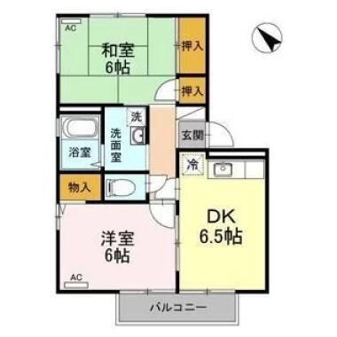 フレグランスAP 207の間取り図