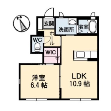 プラティーク 102の間取り図