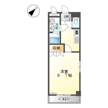 エレガント・ライフ 101の間取り図