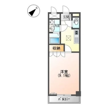 エレガント・ライフ 106の間取り図