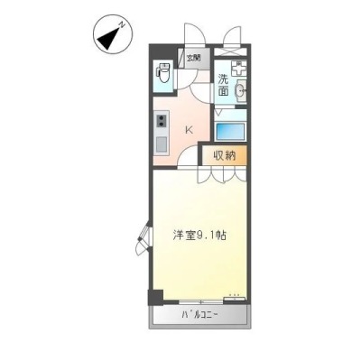 エレガント・ライフ 207の間取り図