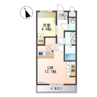 グランチェスタ 107の間取り図